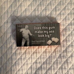 “Does this make my Ass look” big Blue Q Gum Pack  (1)
